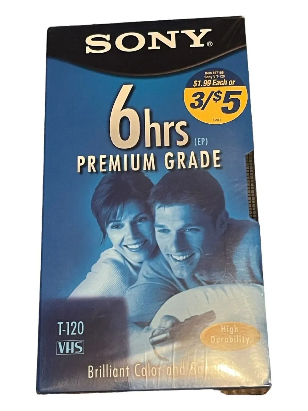 Sony T120VRH Premium Grade VHS Video Tapes